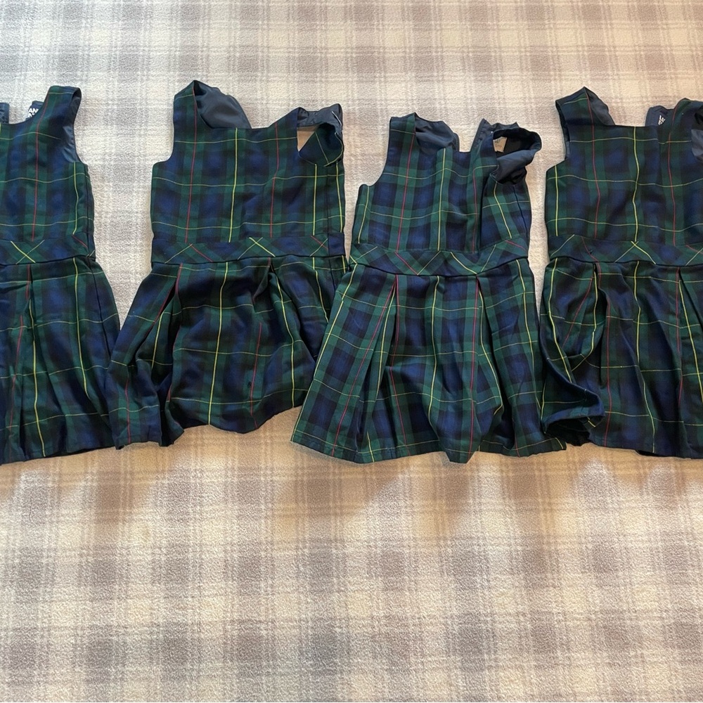 4 Lands End Size 7 Jumpers